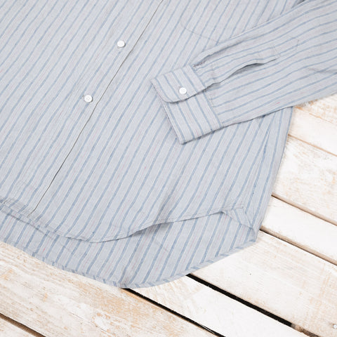 Authentic Fit BD Shirt Linen Stripe