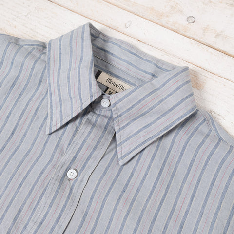 Authentic Fit BD Shirt Linen Stripe