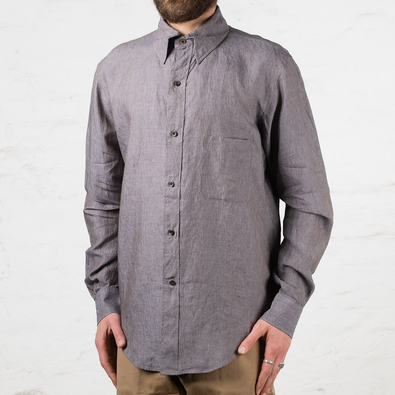 Authentic Fit BD Shirt Linen Violet