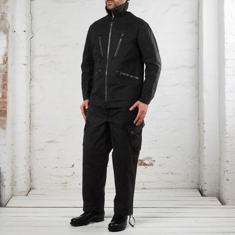 Adjustable Cargo Trousers Black