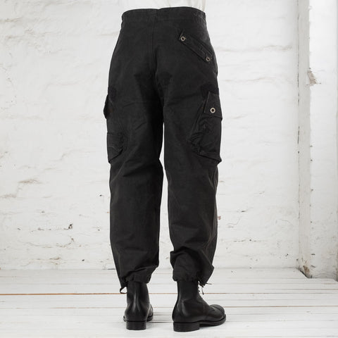 Adjustable Cargo Trousers Black