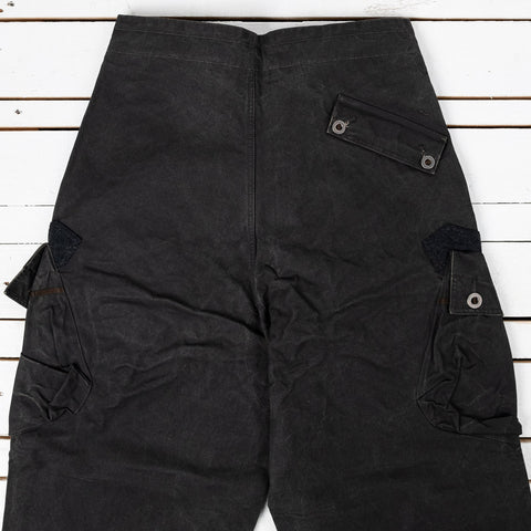 Adjustable Cargo Trousers Black