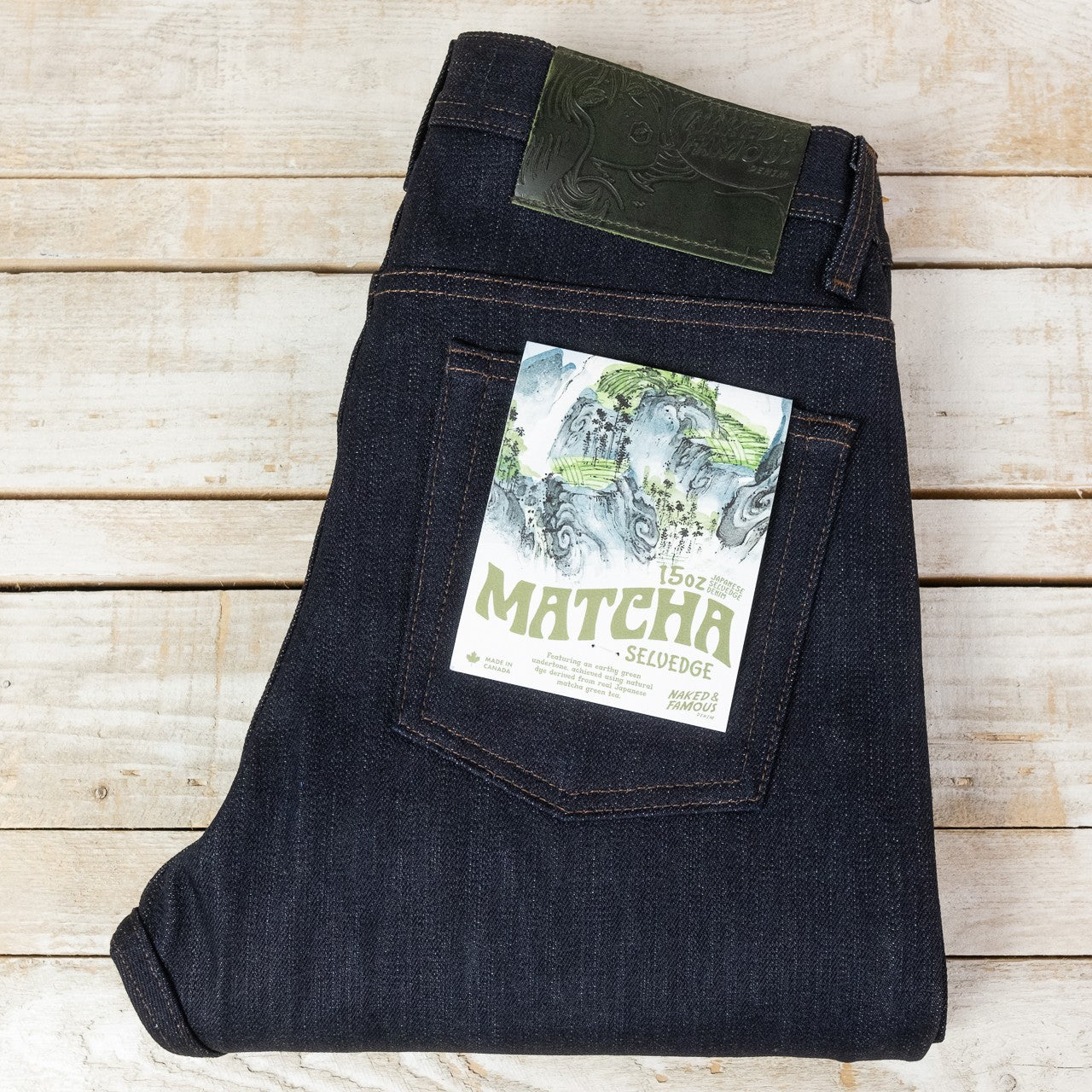 Weird Guy Matcha Selvedge