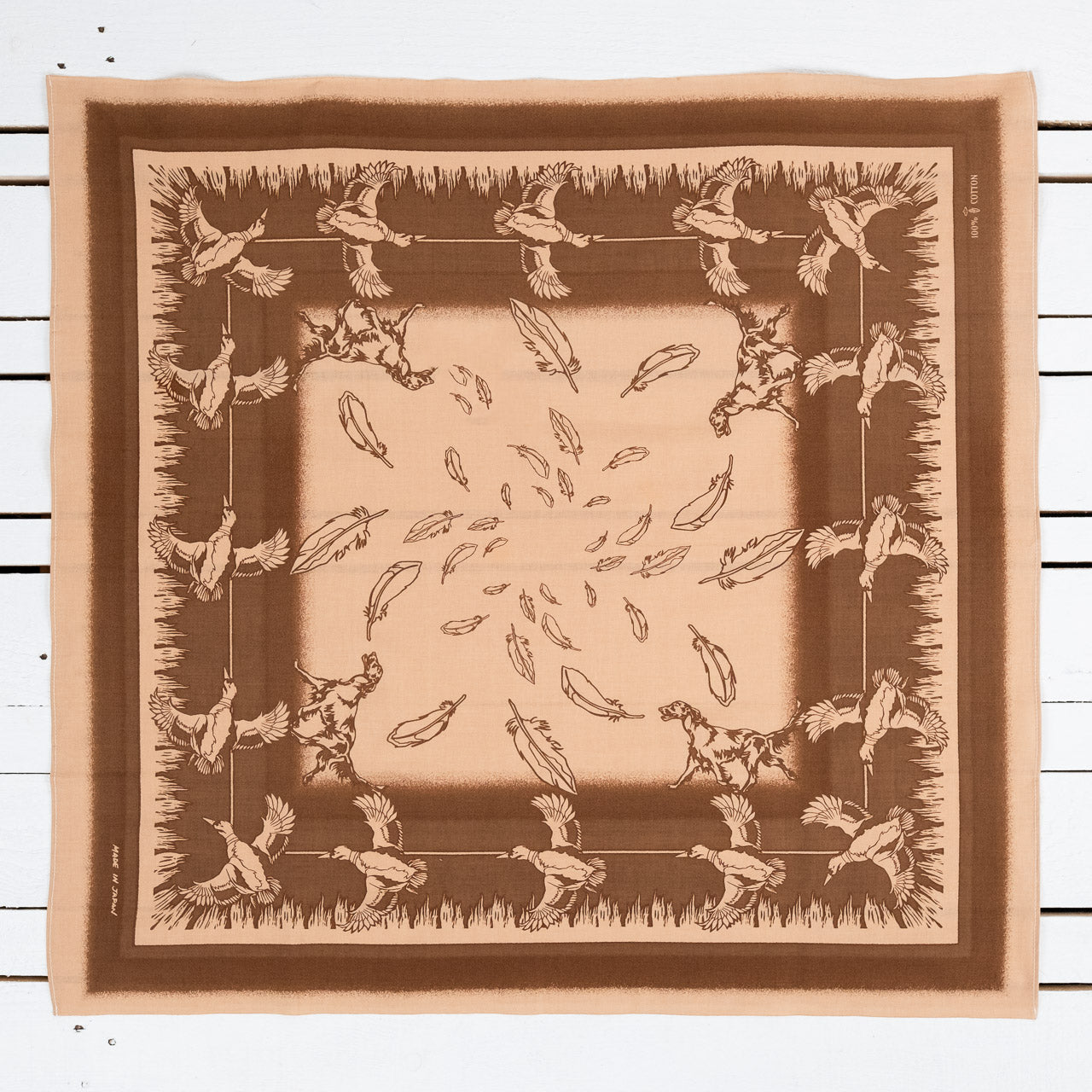 Bandana "LOL Bean" 70x70 Braun