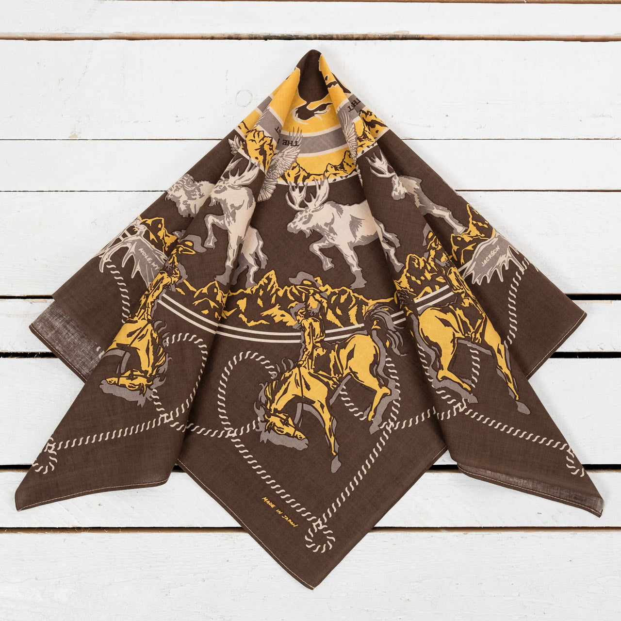 Bandana "Jackson" 70x70 Brown