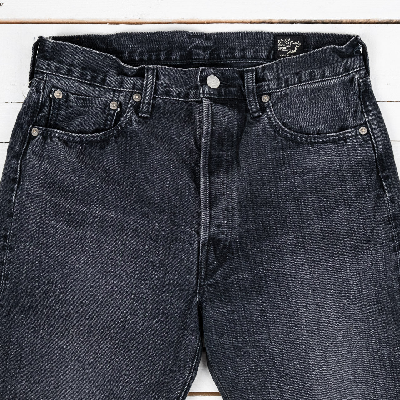 105 Standard Jeans Black Stonewashed