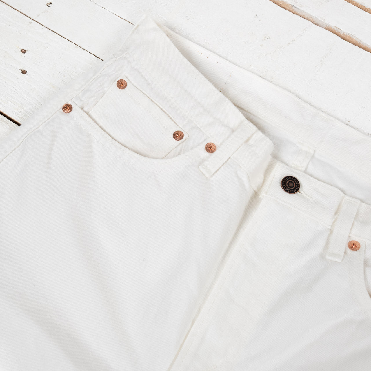 107 Ivy Fit Jeans White