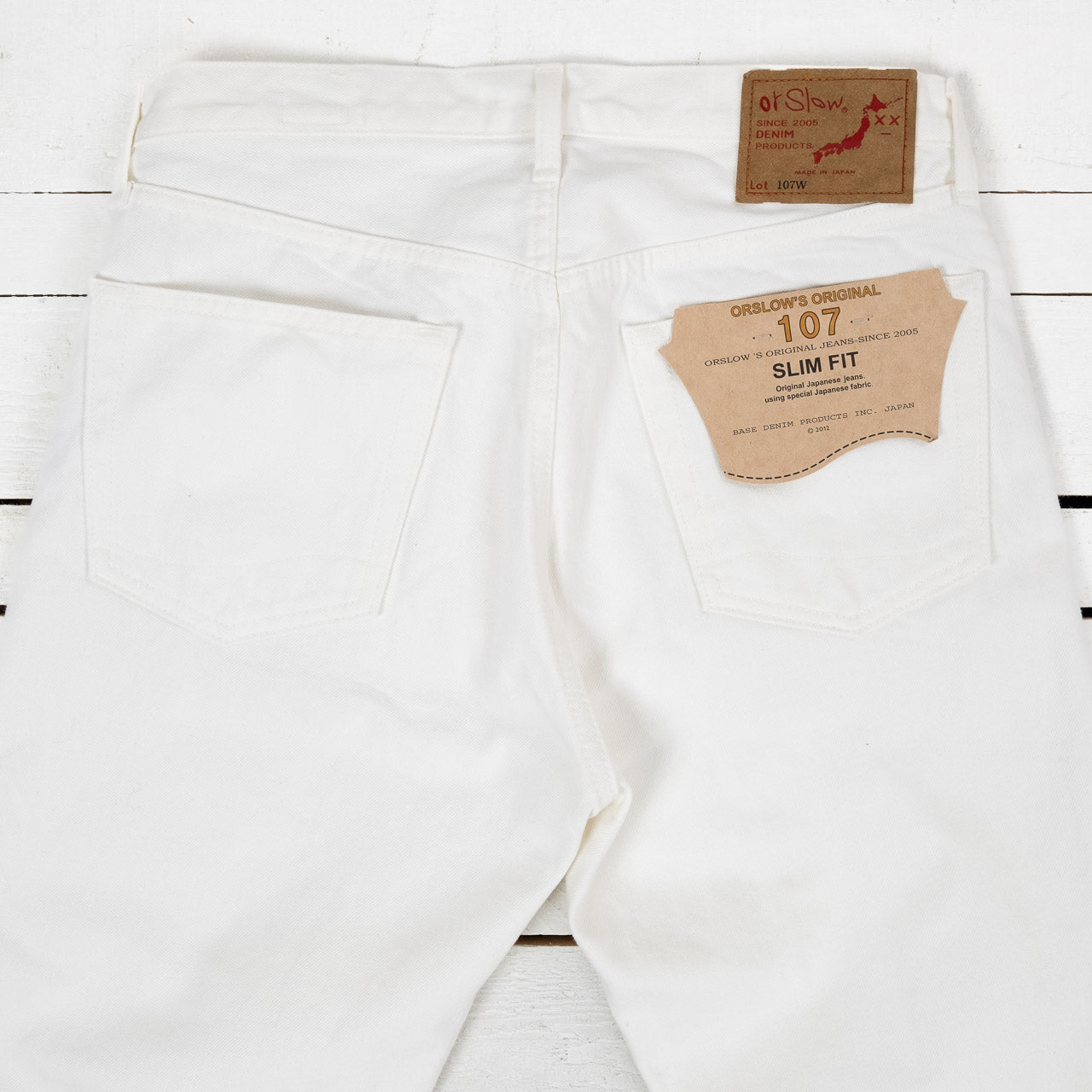 107 Ivy Fit Jeans White