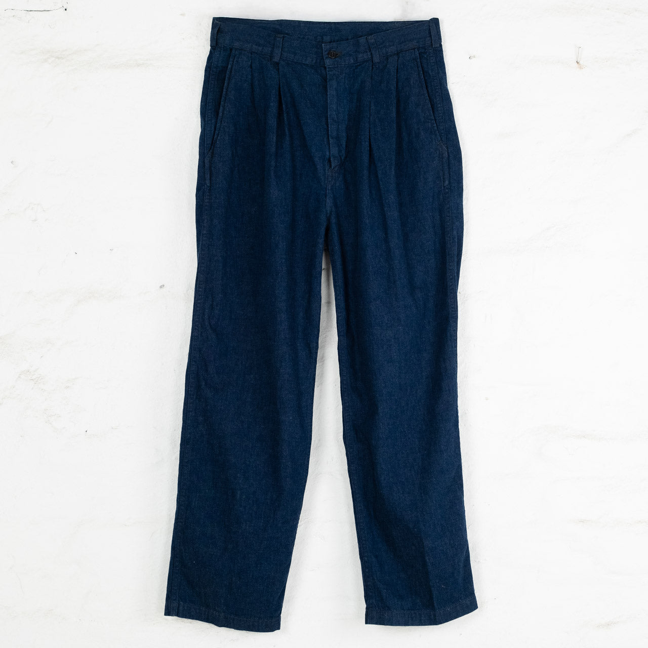 Two Tuck Wide Trousers One Wash