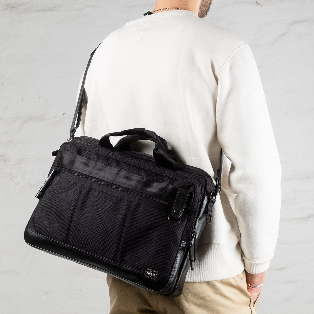 Heat 2Way Briefcase Black