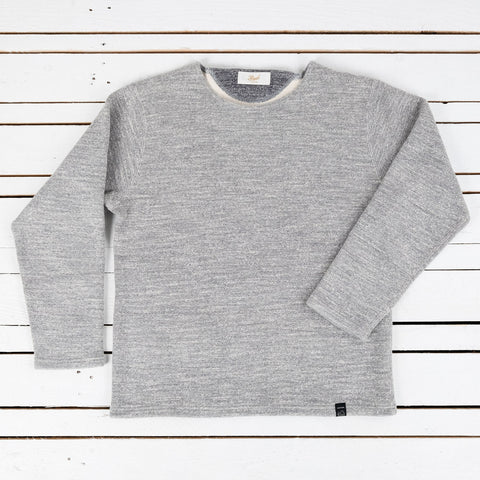 C1003 Ribbed Sweatshirt Grey