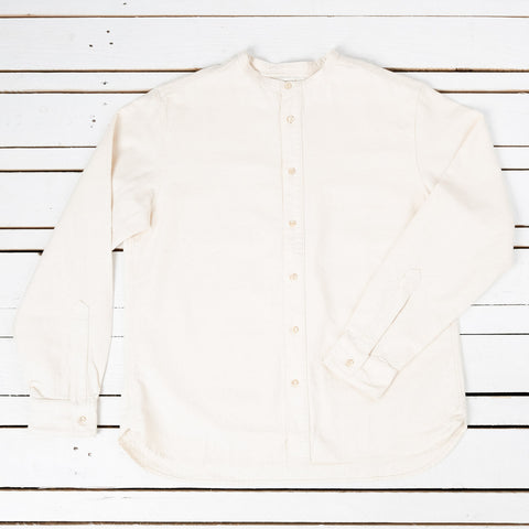 Stand-Up Collar Shirt Natural