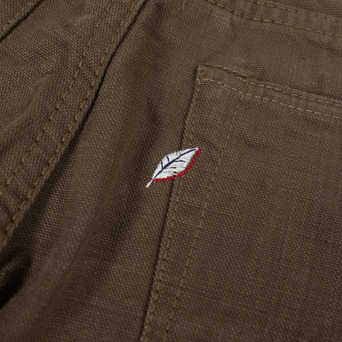 Heavy Duck Pants Regular Straight Olive