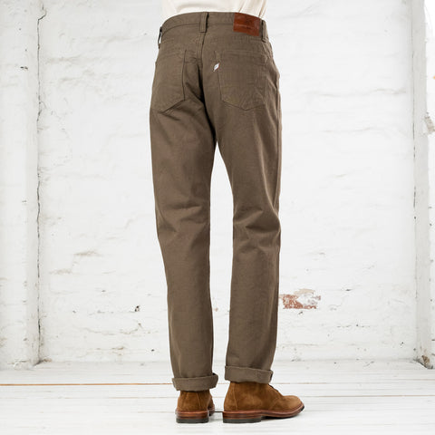 Heavy Duck Pants Regular Straight Olive