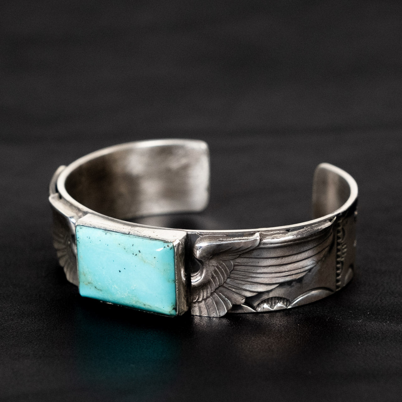 Victory Stone Cuff Turquoise Silver