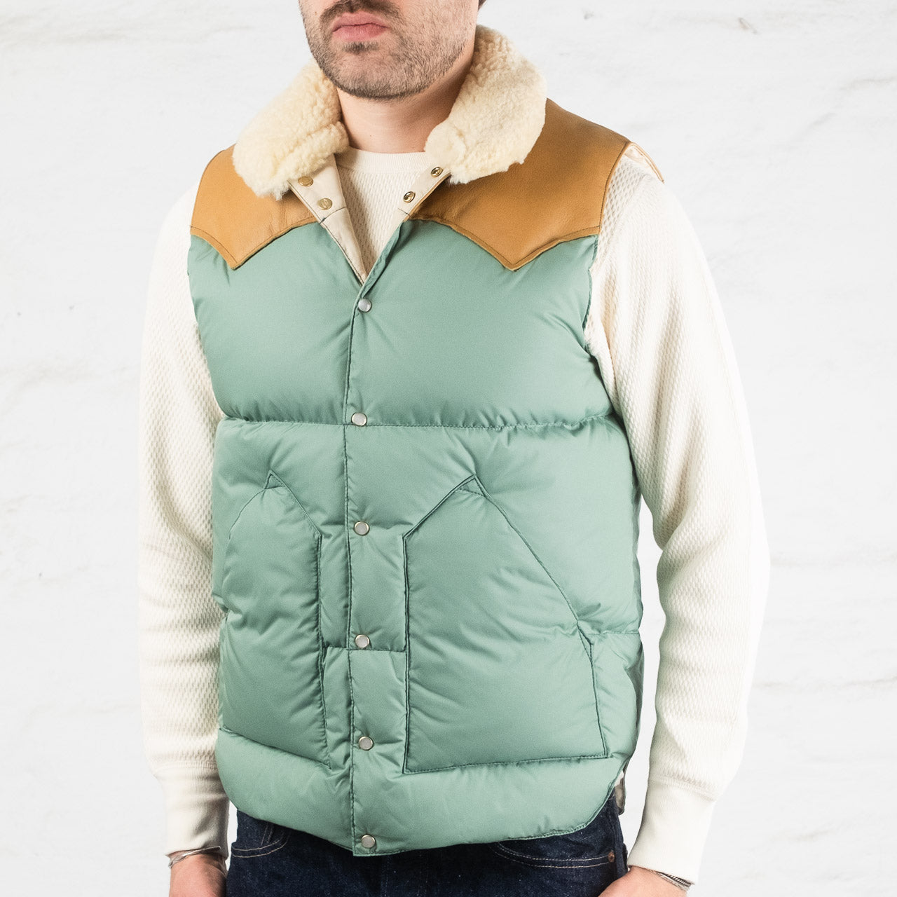 Christy Down Vest Emerald