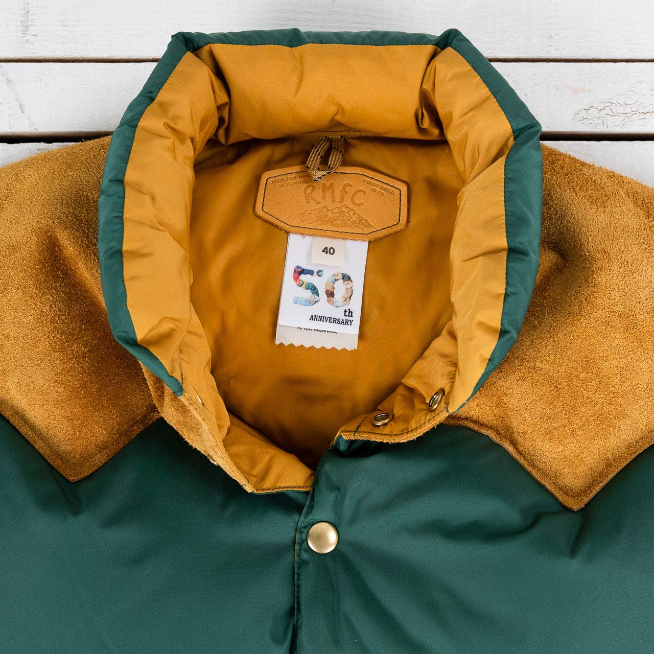 Down Vest Pine Green