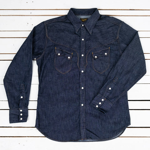 Cody CD3 Western Shirt Indigo