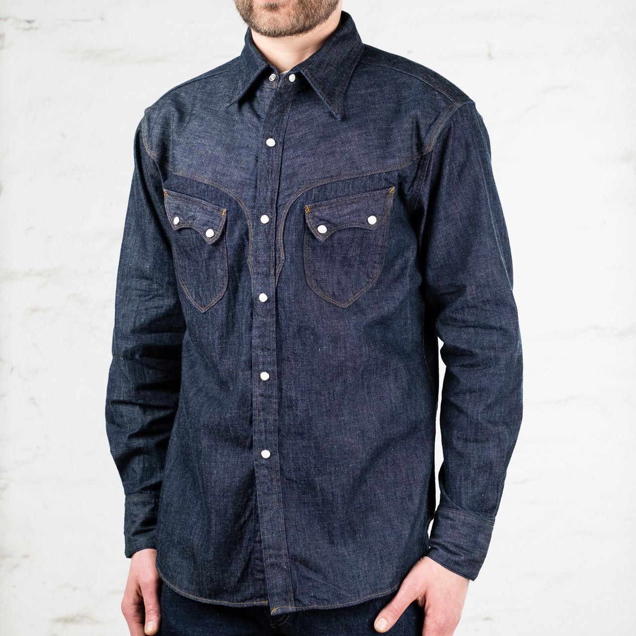 Cody CD3 Western Shirt Indigo