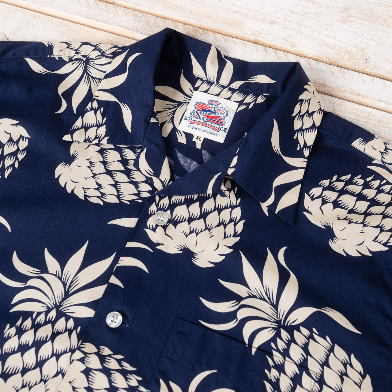 DK37811 Duke Kahanamoku "Duke's Pineapple" Shirt Navy