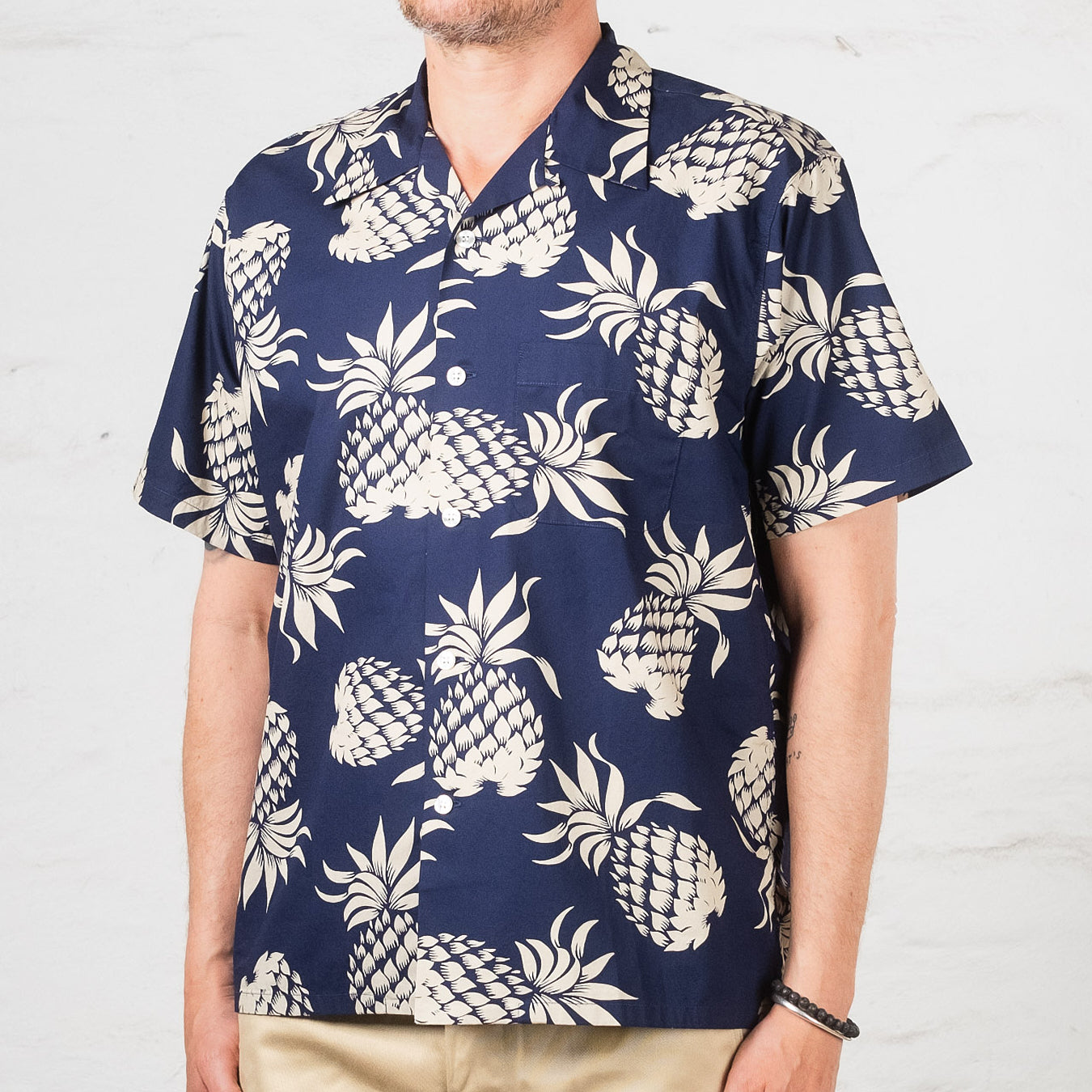 DK37811 Duke Kahanamoku "Duke's Pineapple" Shirt Navy