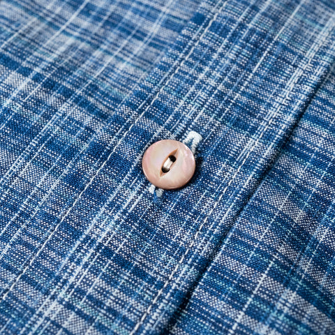 6,9 oz. Indigo Kasuri Work Shirt