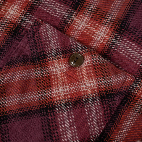 Twill Check Work Shirt Rot