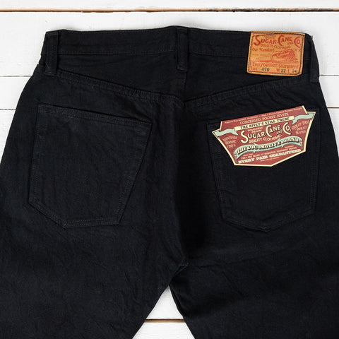 13 oz. Black Denim Type III Slim Fit