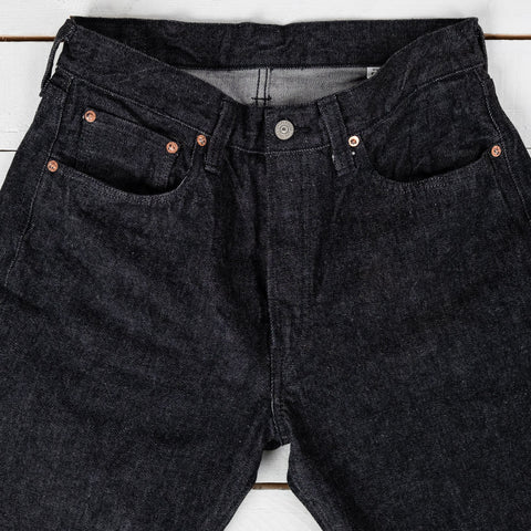 14.25 oz. Black Denim 1947 Regular Straight