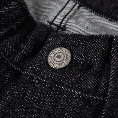 14.25 oz. Black Denim 1947 Regular Straight