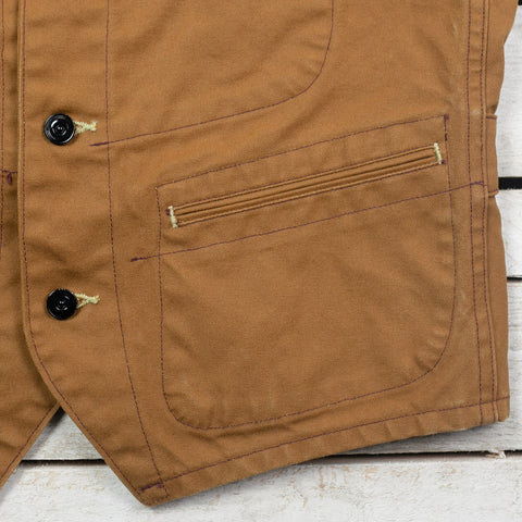 13 oz. Brown Duck Work Vest