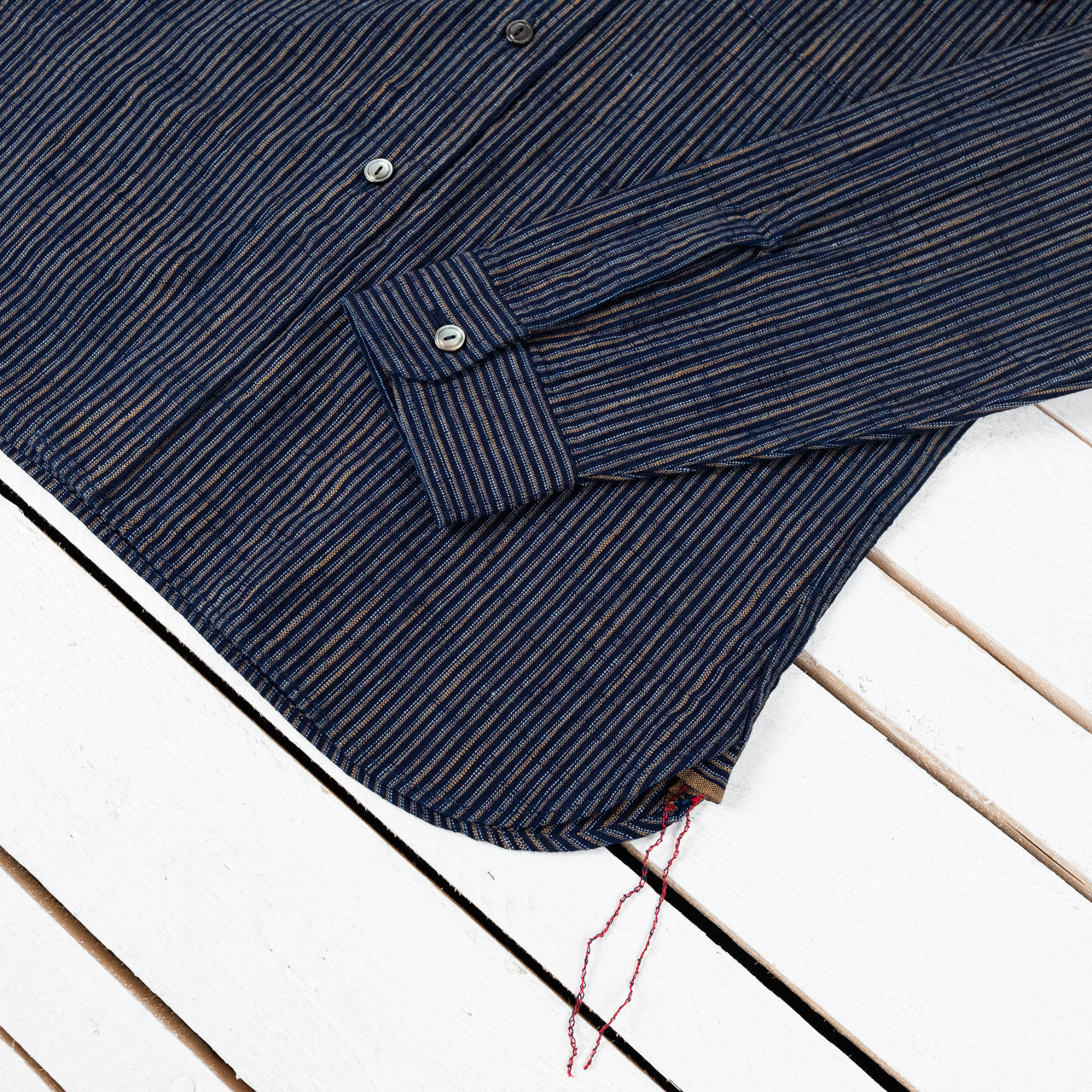 7.2 oz. Indigo Stripe Work Shirt