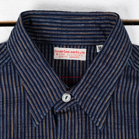 7,2 oz. Indigo Stripe Work Shirt