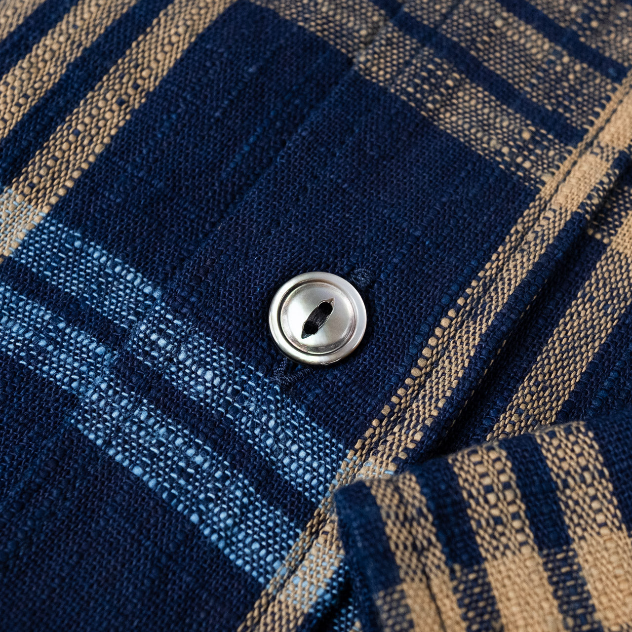 6,2 oz. Indigo Check Work Shirt