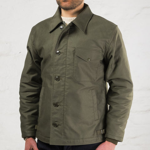 U.S.N. A-2 Deck Jacket Oliv