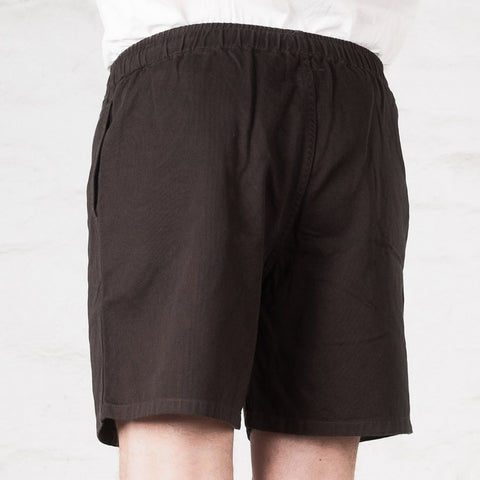 Cotton Drill Swim Shorts Black