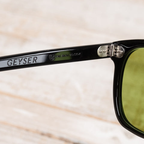 Geyser Sunglasses Black/Green