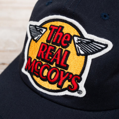 THE REAL McCOY'S Logo Baseball Cap Navy