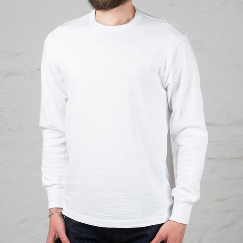 Athletic Longsleeve Loopwheel Weiß