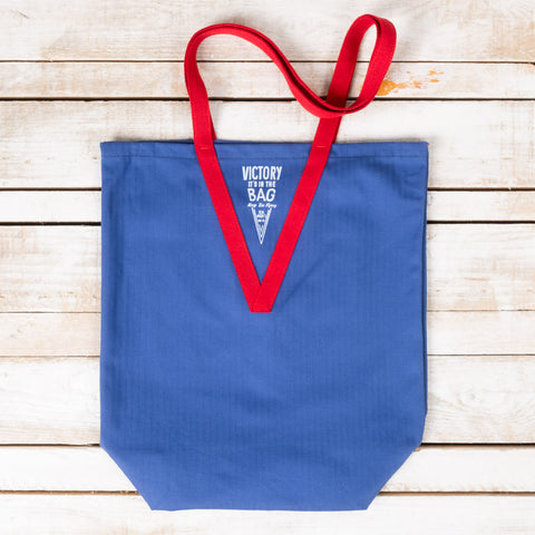 Victory Shoulder Tote Bag Ink Blue