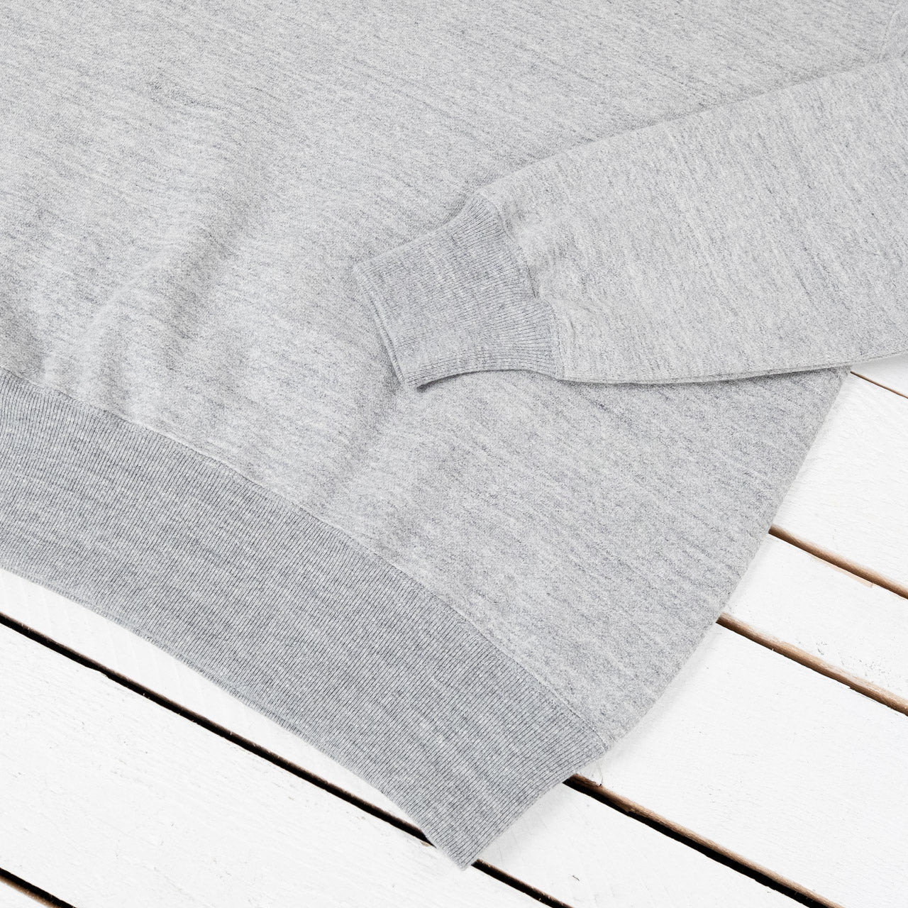 10 oz. Loopwheel crewneck sweatshirt gray melange