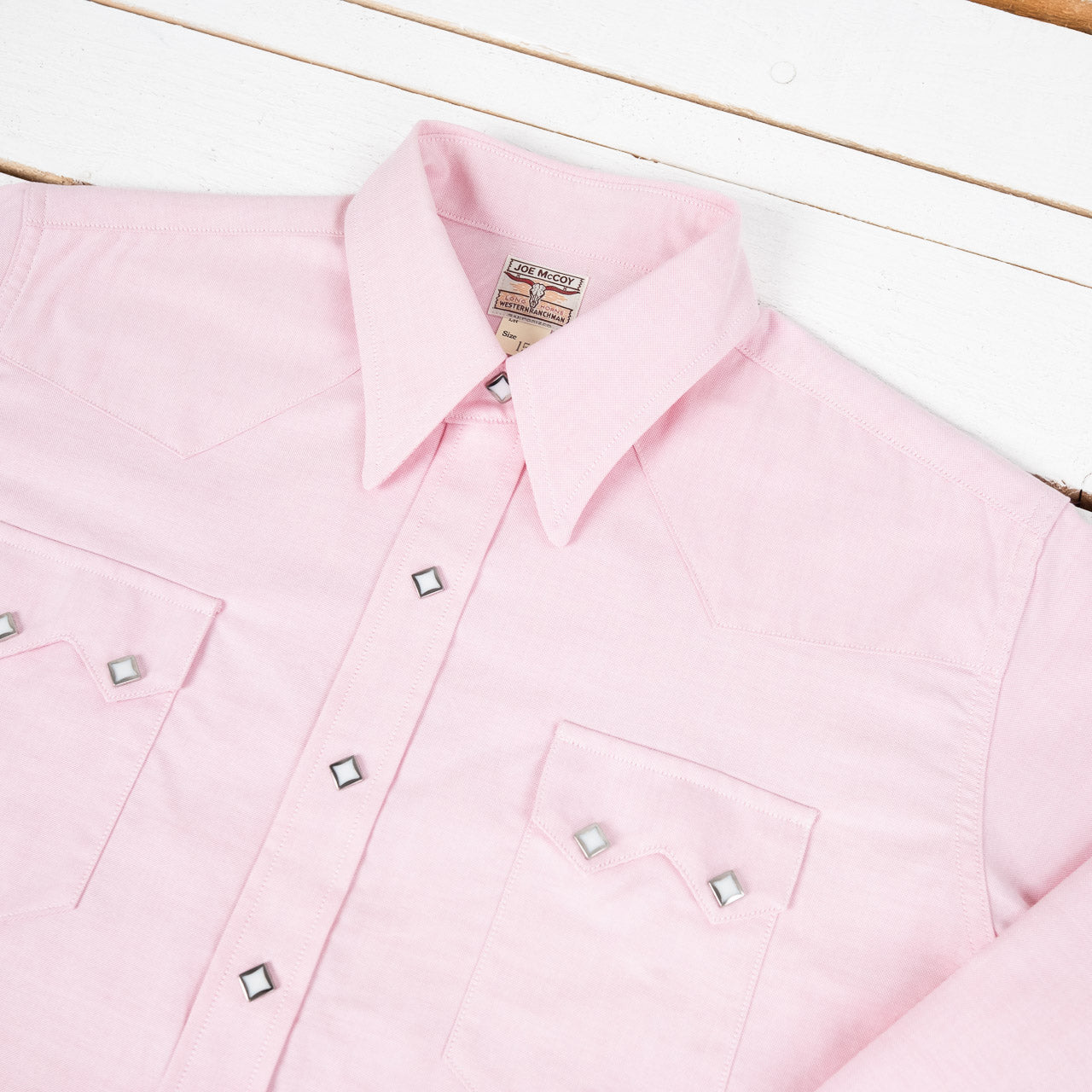 OXFORD WESTERN SHIRT SAWTOOTH PINK