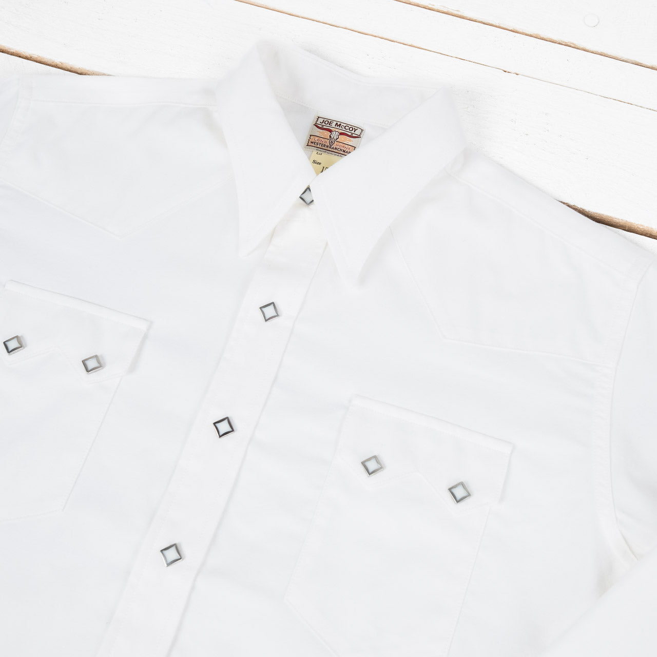 OXFORD WESTERN SHIRT / SAWTOOTH White