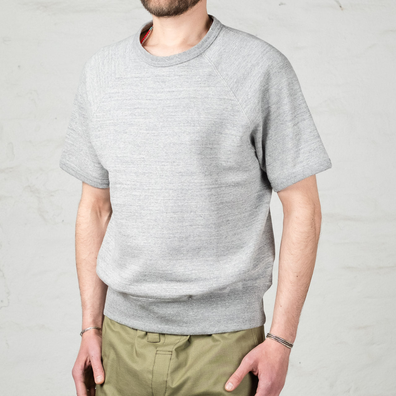 9 oz. Loopwheel S/S Sweatshirt Gray