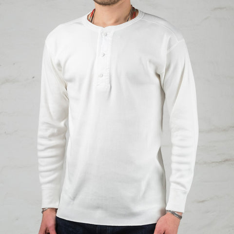 Union Henley Undershirt L/S Weiß