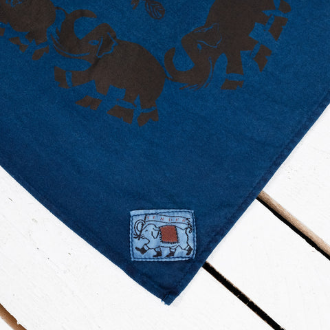 Bandana Achilles' Heel Indigo Dyed