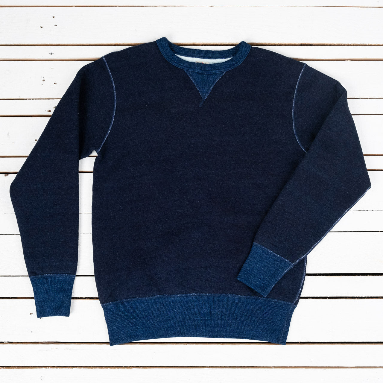 Yarn Dyed Indigo Heavy Sweater