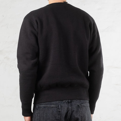 Heavy Loopwheel Black Sweatshirt