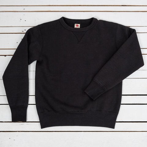 Heavy Loopwheel Black Sweatshirt