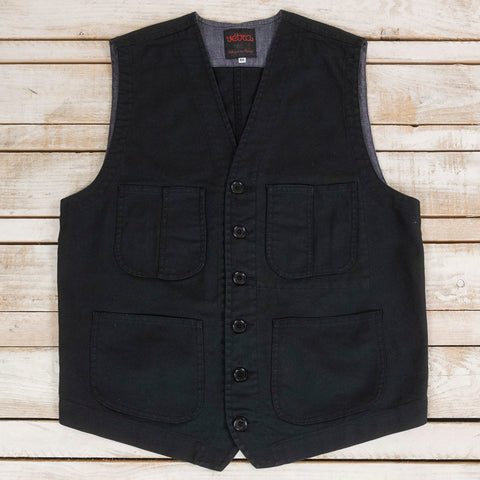 Weaved Vest Schwarz